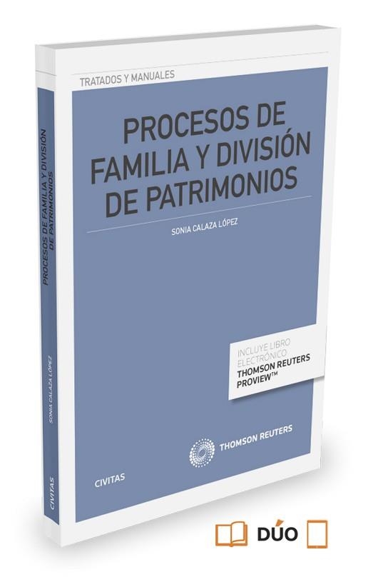 PROCESOS DE FAMILIA Y DIVISION DE PATRIMONIOS | 9788447047604 | CALZADA LOPEZ,SONIA