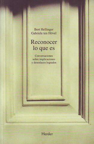 RECONOCER LO QUE ES | 9788425421389 | HELLINGER,BERT