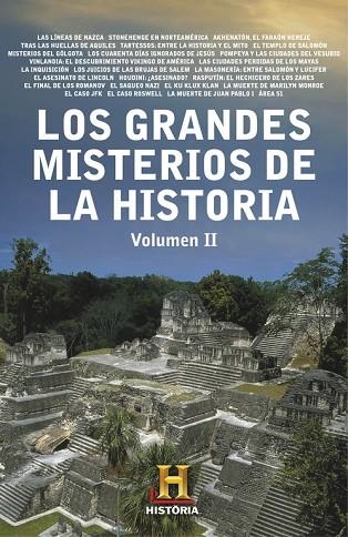 GRANDES MISTERIOS DE LA HISTORIA VOLUMEN II | 9788401347245