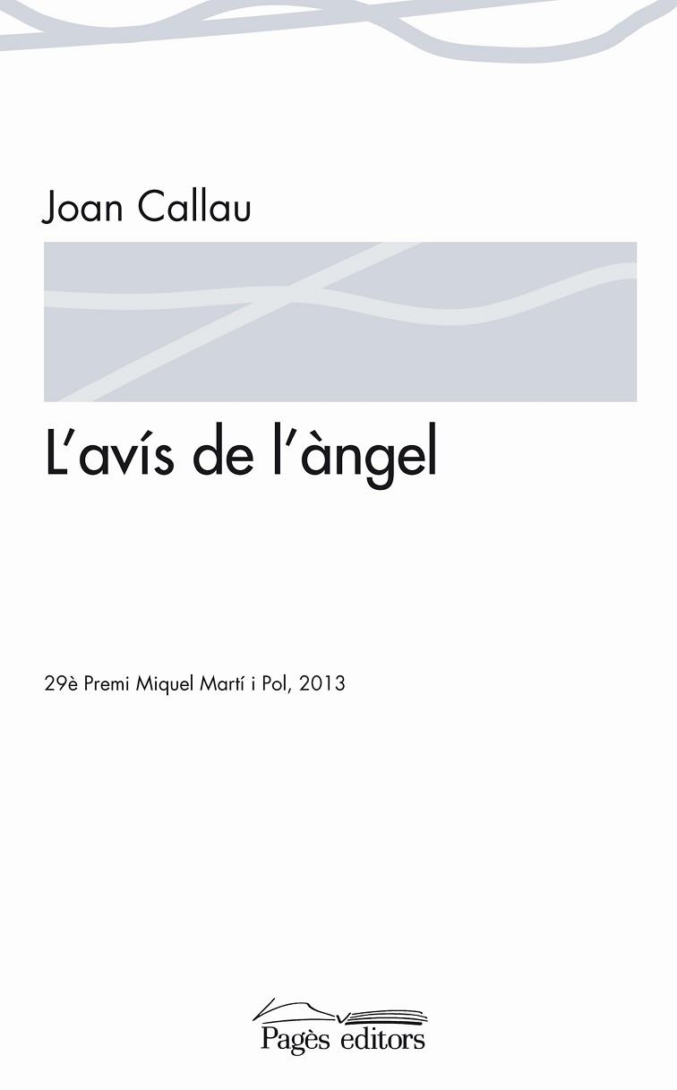 AVIS DE L,ANGEL | 9788499755038 | CALLAU FORTUNA,JOAN