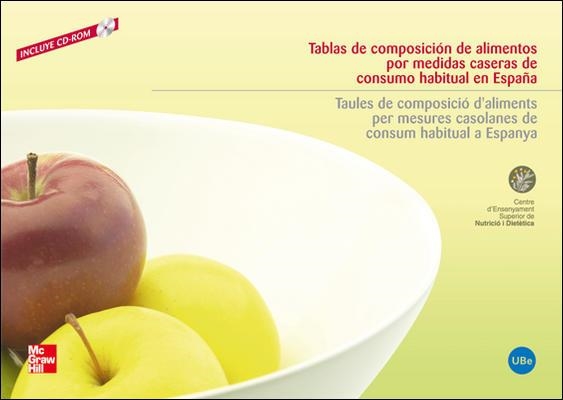 TABLAS DE COMPOSICION DE ALIMENTOS POR MEDIDAS CASERAS DE CONSUMO HABITUAL EN ESPAÑA / TAULES DE COMPOSICIO D,ALIMENTS PER MESURES CASOLANES DE CONSUM | 9788448160906 | CESNID