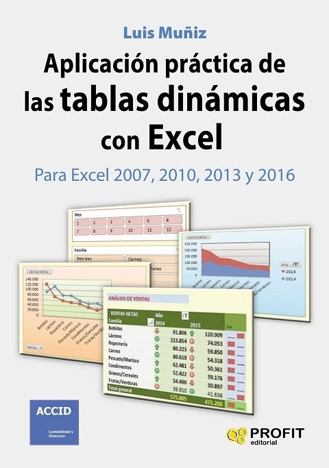 APLICACION PRACTICA DE LAS TABLAS DINAMICAS CON EXCEL | 9788416115969 | MUÑOZ,LUIS