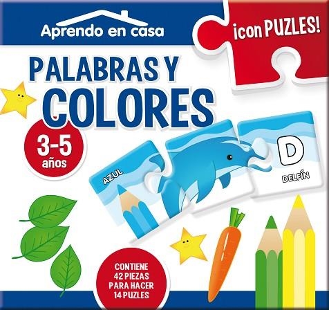 PALABRAS Y COLORES CON PUZLES 3-5 AÑOS | 9788499394343 | MARTÍNEZ VICENTE, MÓNICA