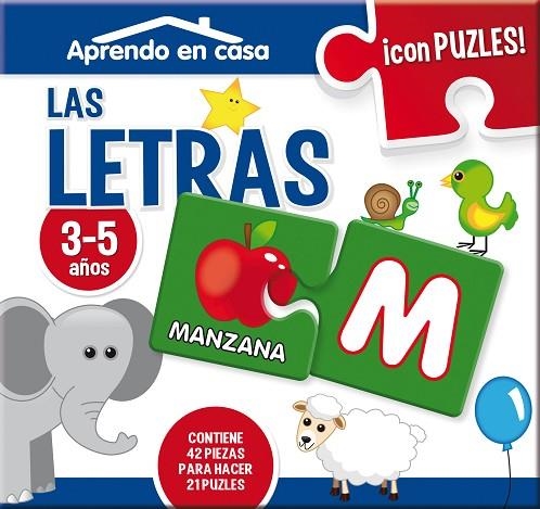 LETRAS CON PUZLES 3-5 AÑOS | 9788499394329 | MARTÍNEZ VICENTE, MÓNICA