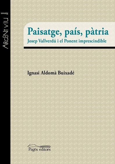 PAISATGE PAIS PATRIA | 9788499757094 | ALDOMA,IGNASI