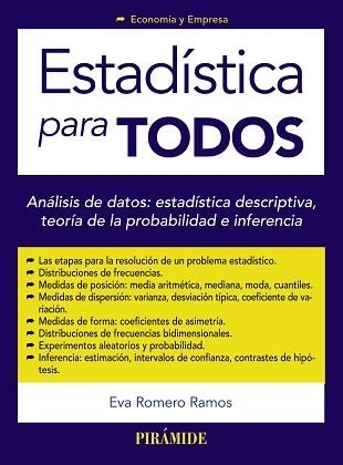 ESTADISTICA PARA TODOS | 9788436833263 | ROMERO RAMOS,EVA