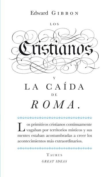 CRISTIANOS Y LA CAIDA DE ROMA | 9788430601141 | GIBBON,EDWARD