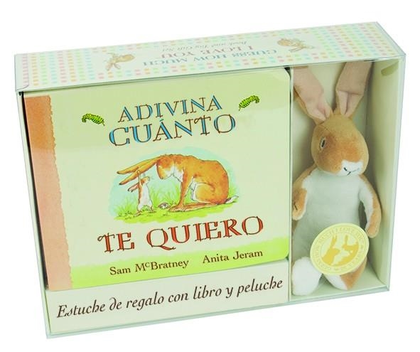 ADIVINA CUANTO TE QUIERO ESTUCHE DE REGALO CON LIBRO Y PELUCHE | 9788416126293 | JERAM,ANITA MCBRATNEY,SAM