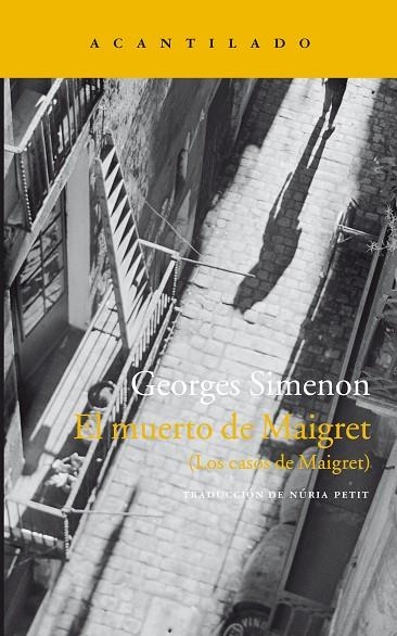 MUERTO DE MAIGRET (LOS CASOS DE MAIGRET) | 9788416748167 | SIMENON,GEORGES