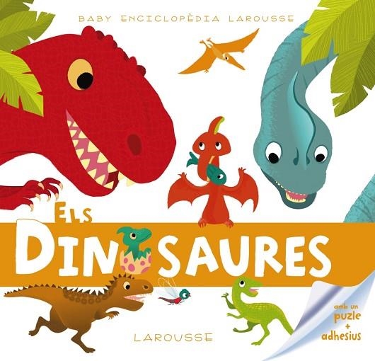 DINOSAURES + PUZZLE + ADHESIUS | 9788415785392