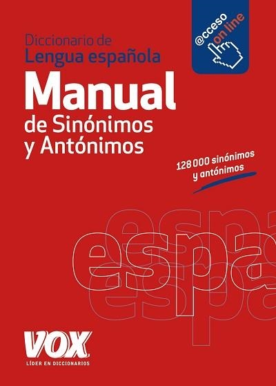 DICCIONARIO MANUAL DE SINONIMOS Y ANTONIMOS | 9788499741475