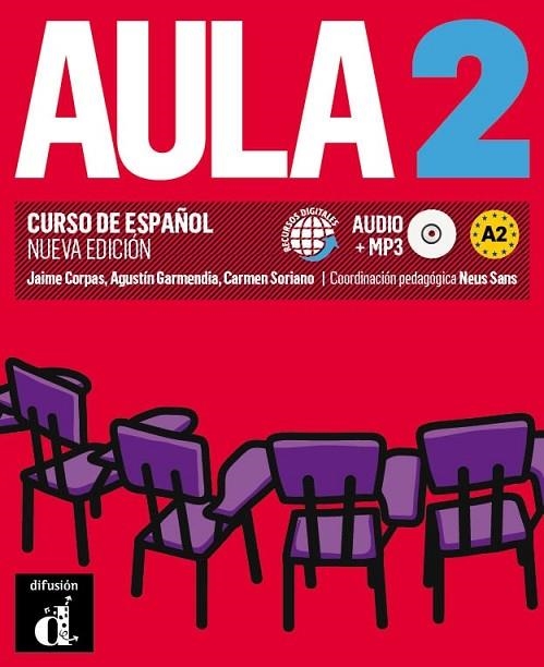 AULA 2 CURSO DE ESPAÑOL NUEVA EDICION A2 + AUDIO MPS | 9788415640073 | SANS,NEUS CORPAS,JAIME