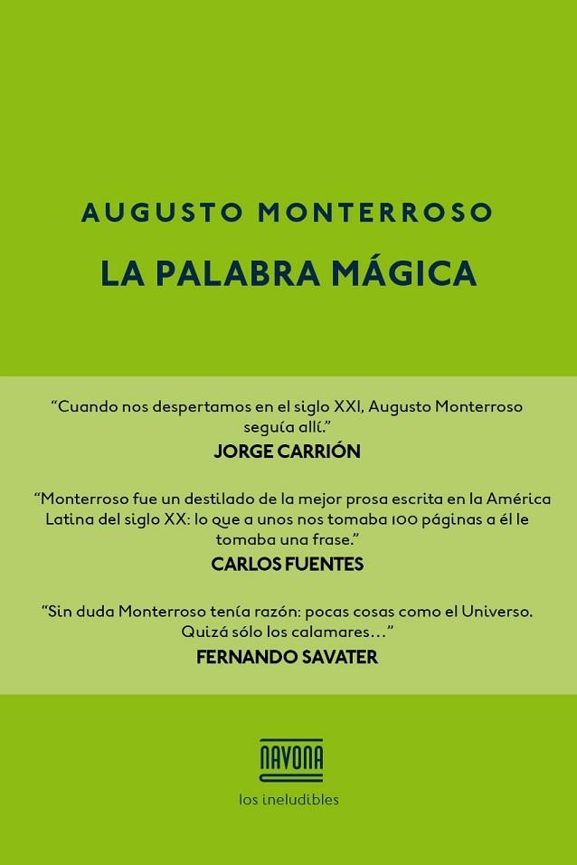 PALABRA MAGICA | 9788416259618 | MONTERROSO,AUGUSTO