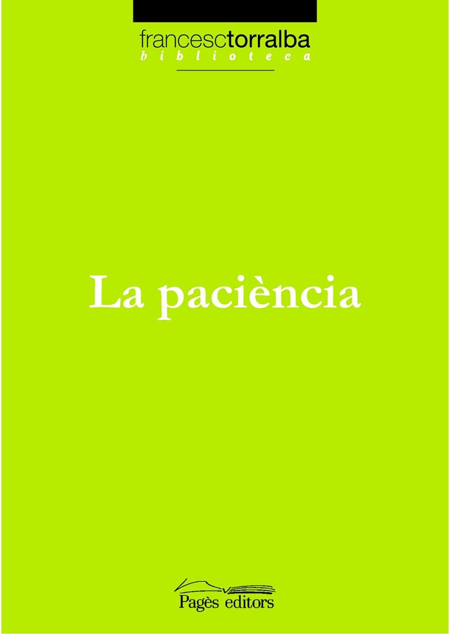 PACIENCIA | 9788497795456 | TORRALBA,FRANCESC