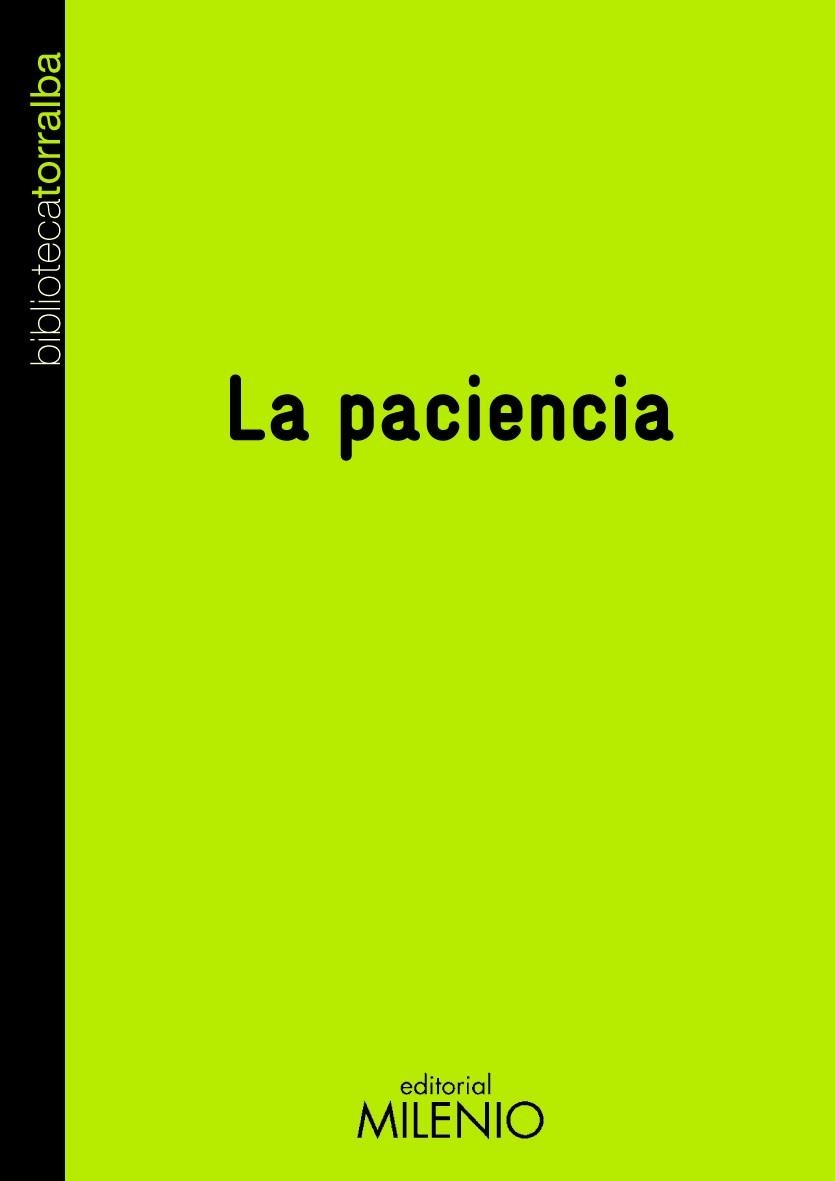 PACIENCIA | 9788497433006 | TORRALBA,FRANCESC