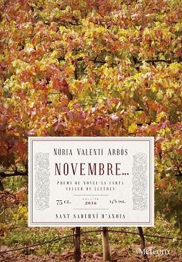 NOVEMBRE | 9788494654176 | VALENTI ARBOS NURIA