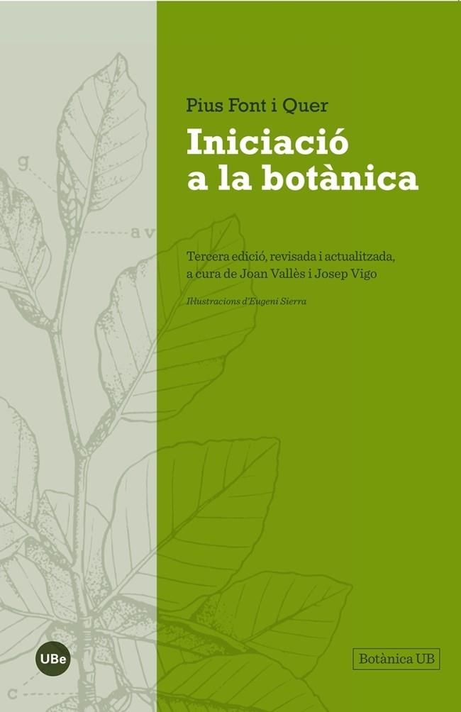 INICIACIO A LA BOTANICA | 9788447542024 | FONT I QUER,PIUS