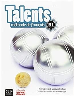 TALENTS B1 LIVRE D'ELEVE | 9782090386349