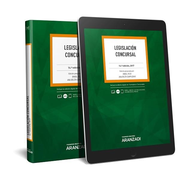 LEGISLACIÓN CONCURSAL (PAPEL + E-BOOK) | 9788491524953 | CAMPUZANO LAGUILLO, ANA BELÉN/ROJO FERNÁNDEZ-RÍO, ANGEL