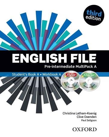 ENGLISH FILE 3RD EDITION PRE-INTERMEDIATE. SPLIT EDITION MULTIPACK A WITH ITUTOR | 9780194598682 | OXENDEN, CLIVE/LATHAM-KOENIG, CHRISTINA/SELIGSON, PAUL