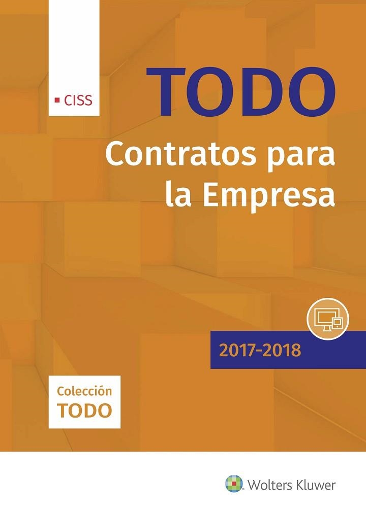 TODO CONTRATOS PARA LA EMPRESA 2017-2018 | 9788499540184