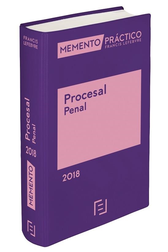 MEMENTO PROCESAL PENAL 2018 | 9788417162375 | LEFEBVRE-EL DERECHO