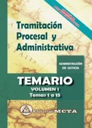 TEMARIO 1 TRAMITACION PROCESAL Y ADMINISTRATIVA. ABRIL 2019 | 9788482194325