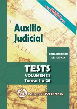 TESTS VOLUMEN 3 AUXILIO JUDICIAL ABRIL 2019 | 9788482194394