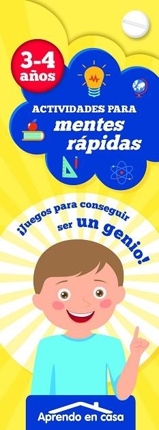 APRENDO EN CASA ACTIVIDADES PARA MENTES RÁPIDAS 3-4 | 9788499396385 | PATIMPATAM