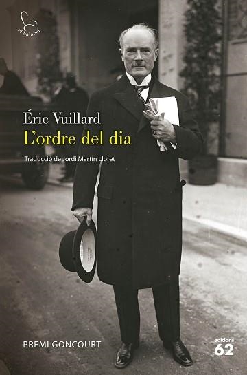 L'ORDRE DEL DIA. PREMI GONCOURT 2017 | 9788429776645 | VUILLARD, ÉRIC