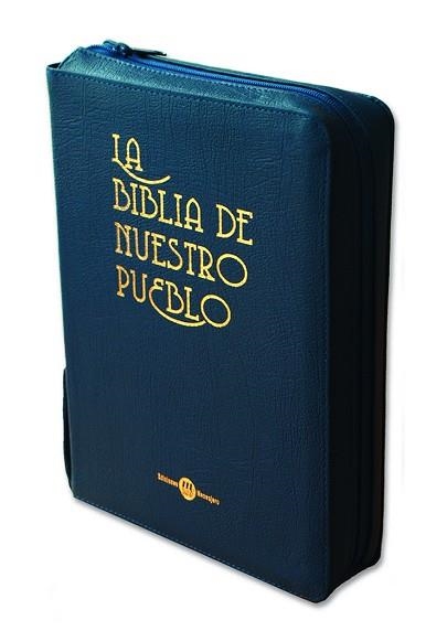 BIBLIA DE NUESTRO PUEBLO CUERO AZUL | 9788427129979 | ALONSO SCHOKEL, LUIS