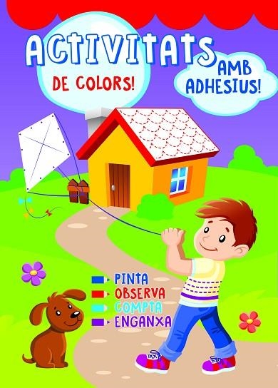 ACTIVITATS DE COLORS! AMB ADHESIUS PINTA, OBSERVA, COMPTA, ENGANXA (3 A 6 ANYS) | 9788491671442