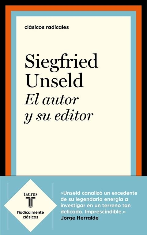 EL AUTOR Y SU EDITOR | 9788430619719 | SIEGFRIED UNSELD