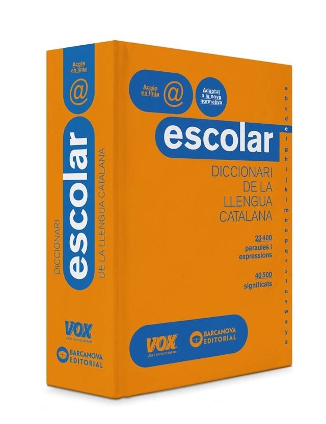 DICCIONARI ESCOLAR DE LA LLENGUA CATALANA  | 9788499742830 | VOX EDITORIAL