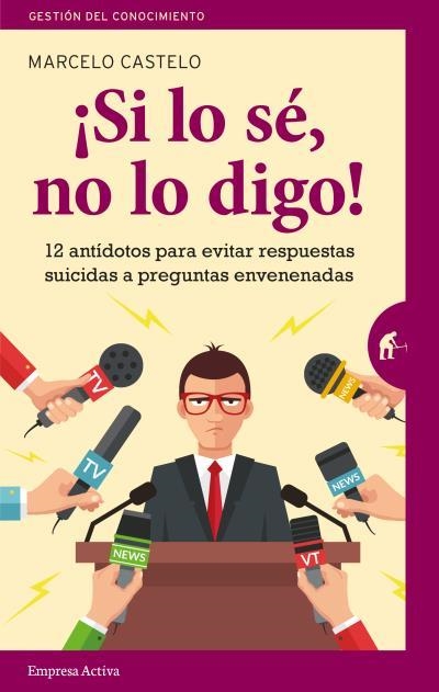 ¡SI LO SÉ, NO LO DIGO! 12 ANTÍDOTOS PARA EVITAR RESPUESTAS SUICIDAS A PREGUNTAS ENVENENADAS | 9788492921911 | CASTELO RIVAS, MARCELO