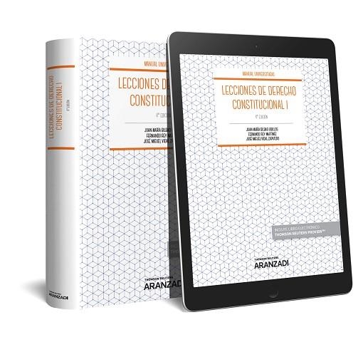 LECCIONES DE DERECHO CONSTITUCIONAL 1 | 9788491973492 | BILBAO UBILLOS,JUAN Mª /REY MARTINEZ,FERNANDO / VIDAL ZAPATERO,JOSE MIGUEL