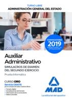 SIMULACROS DE EXAMEN DEL SEGUNDO EJERCICIO. PRUEBA INFORMATICA AUXILIAR ADMINISTRATIVO DE LA ADMINSITRACION GENERAL DEL ESTADO TURNO LIBRE | 9788414220955 | ROCHA RODRÍGUEZ, ANTÓN/TOJEIRO ALCALA, CARLOS