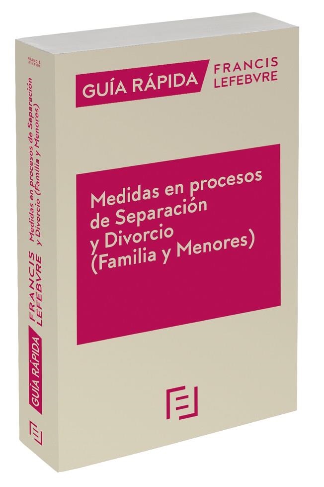 MEDIDAS EN PROCESOS DE SEPARACIÓN Y DIVORCIO (FAMILIA Y MENORES) | 9788417544195 | LEFEBVRE-EL DERECHO