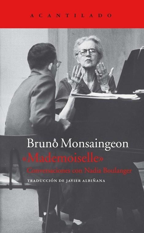 MADEMOISELLE. CONVERSACIONES CON NADIA BOULANGER | 9788417346331 | MONSAINGEON, BRUNO