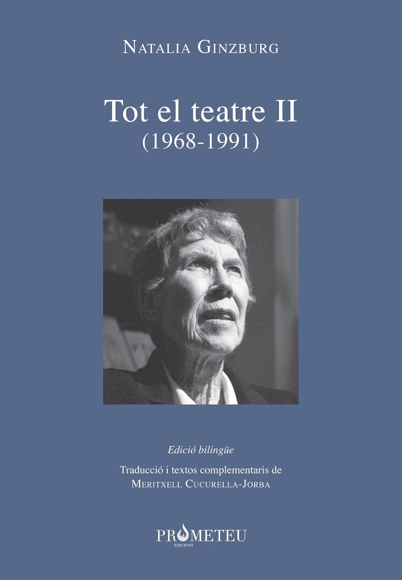 NATALIA GINZBURG - TOT EL TEATRE II (1968-1991) | 9788417000899 | GINZBURG, NATALIA