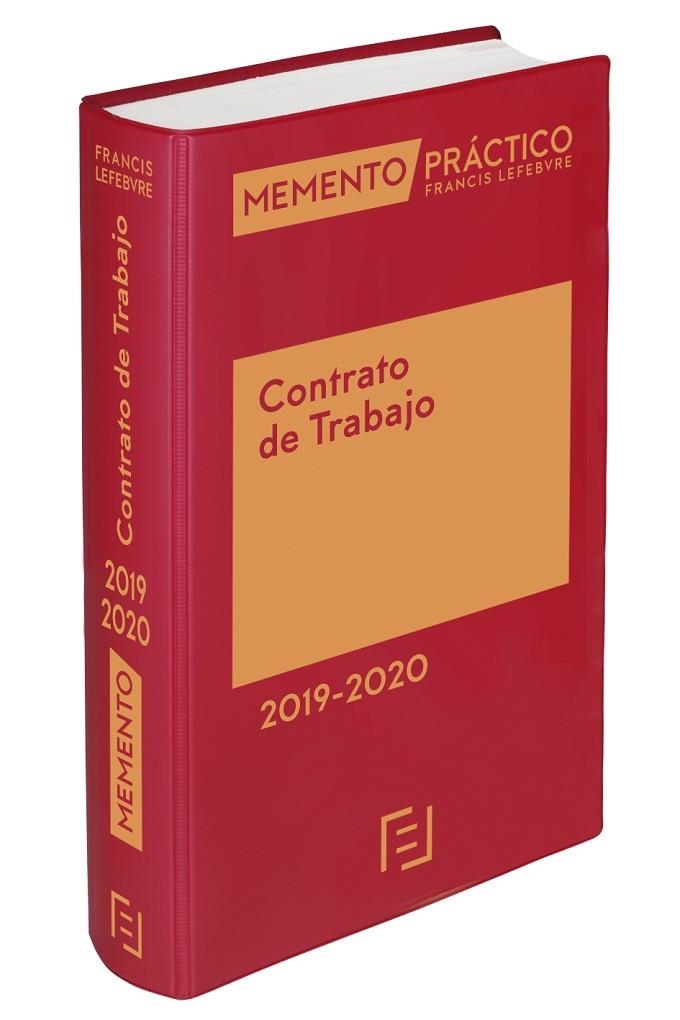 MEMENTO CONTRATO DE TRABAJO 2019-2020 | 9788417544102 | LEFEBVRE-EL DERECHO