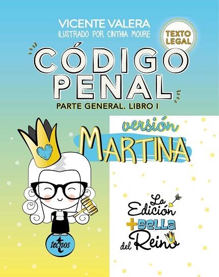 CÓDIGO PENAL. PARTE GENERAL LIBRO 1 VERSIÓN MARTINA TEXTO LEGAL | 9788430976188 | VALERA, VICENTE