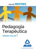 COS DE MESTRES. PEDAGOGIA TERAPÈUTICA TEMARI VOLUM 1 | 9788414224250