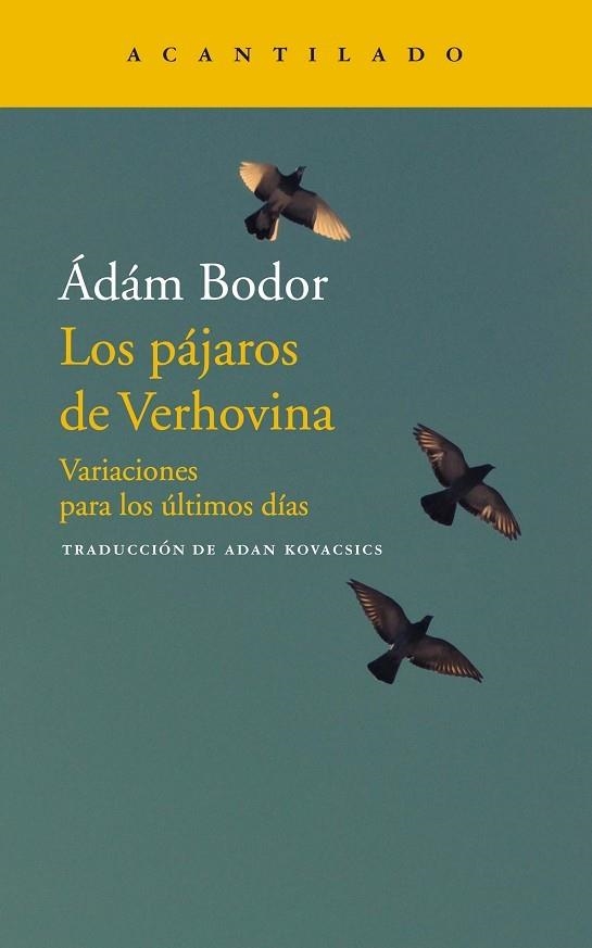 LOS PAJAROS DE  VERHOVINA | 9788417346706 | BODOR,ADAM