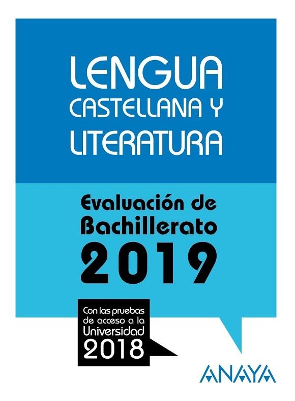 LENGUA CASTELLANA Y LITERATURA 2019 | 9788469856772 | LUENGO PATROCINIO, Mª JOSÉ