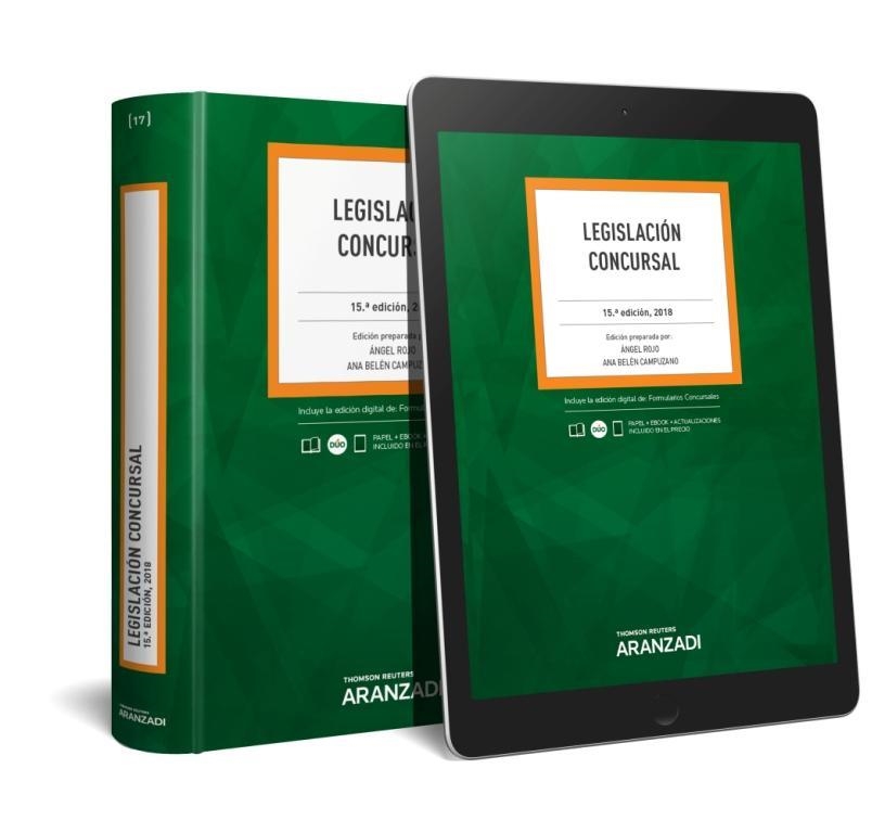 LEGISLACIÓN CONCURSAL (PAPEL + E-BOOK) | 9788491970606 | CAMPUZANO LAGUILLO, ANA BELÉN/ROJO FERNÁNDEZ-RÍO, ANGEL