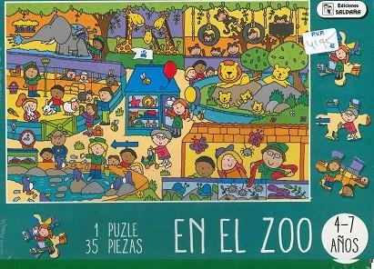 PUZLE 35 PIEZAS EN EL ZOO (4-7 AÑOS) | 8436557972590