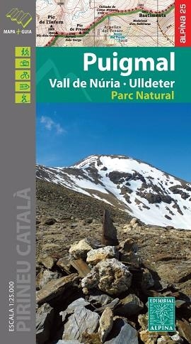 PUIGMAL - VALL DE NURIA - ULLDETER. MAPA 1:25000 | 9788480907828