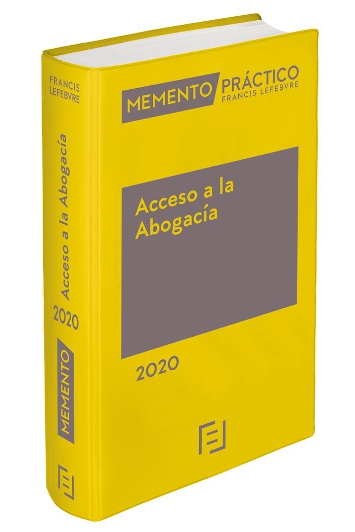 MEMENTO ACCESO A LA ABOGACÍA 2020 | 9788417794927 | LEFEBVRE-EL DERECHO