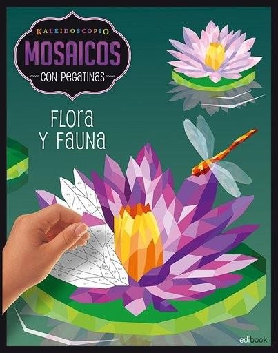 KALEIDOSCOPIO- MOSAICOS CON PEGATINAS PARA ADULTOS- FLORA Y FAUNA | 9788491960393 | DESCONOCIDO